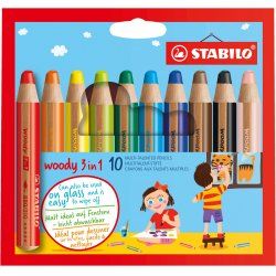 STABILO woody 3 in 1 Multicolour 10 pc(s)