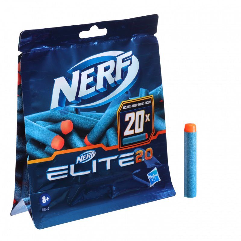 Nerf Elite 2.0 20-Dart Refill Pack -- Includes 20 Official Darts, Compatible With All Elite Blasters