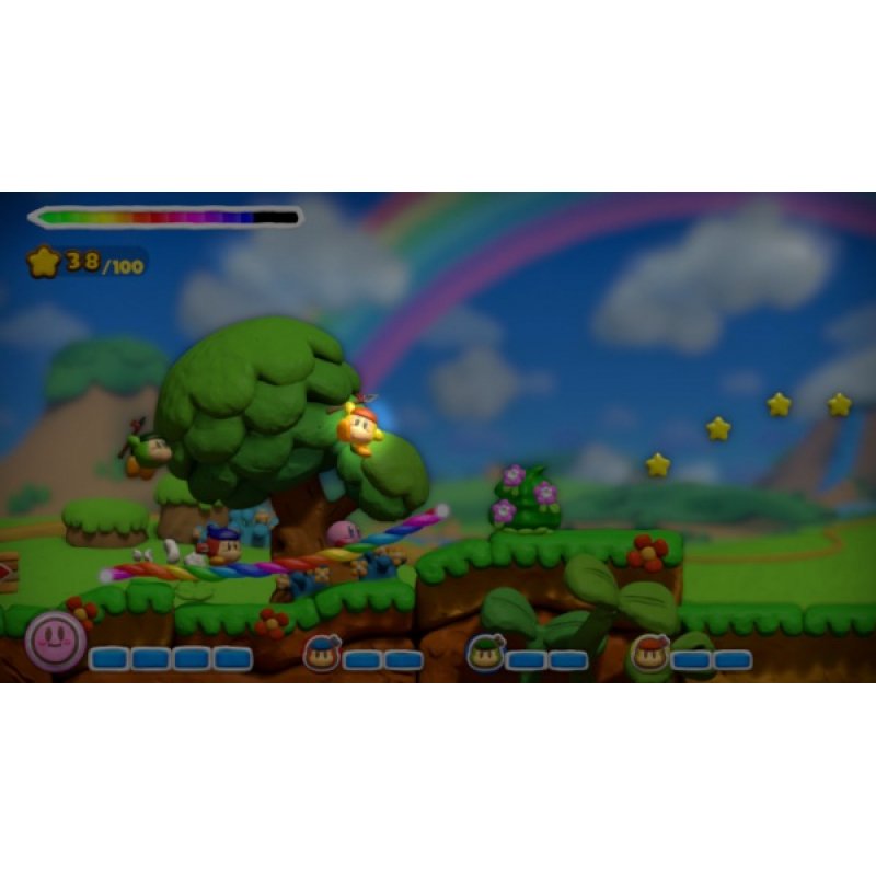 Kirby And The Rainbow Paintbrush