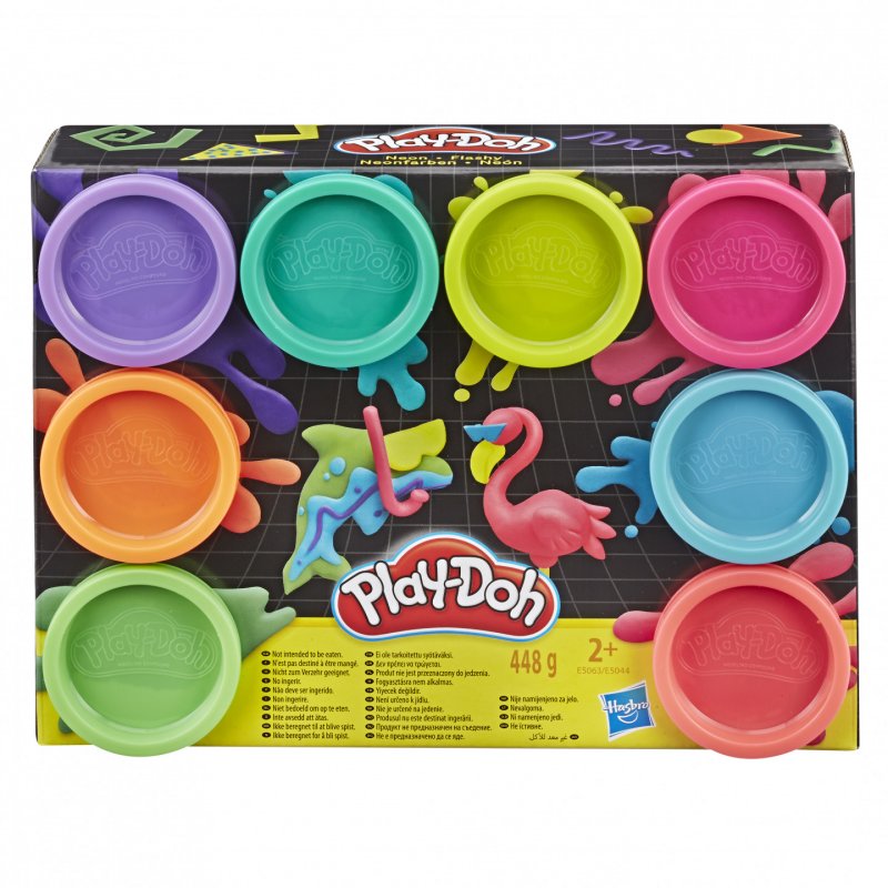 Play-Doh - 8 Pack - Neon (E5063)