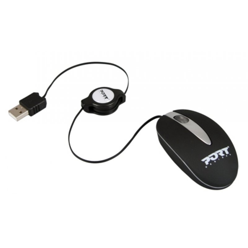 Port Designs Mini Mouse Zip souris USB Type-A Optique