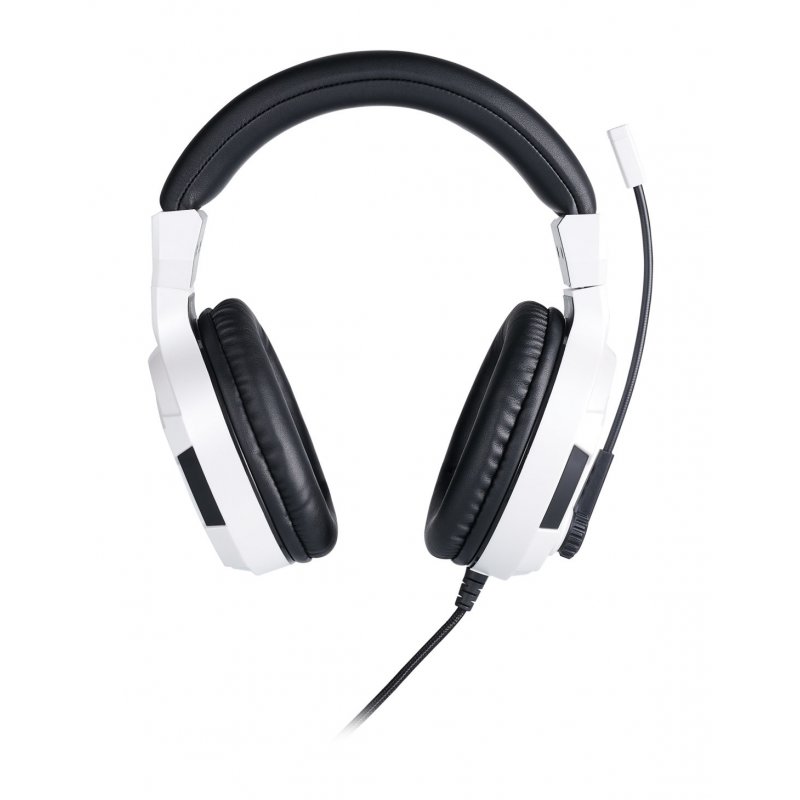 BIG BEN PS4OFHEADSETV3WHITE écouteur/casque Avec fil Arceau Jouer Noir, Blanc