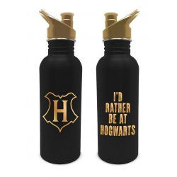 Harry Potter - Gourde en métal I'd Rather Be At Hogwart