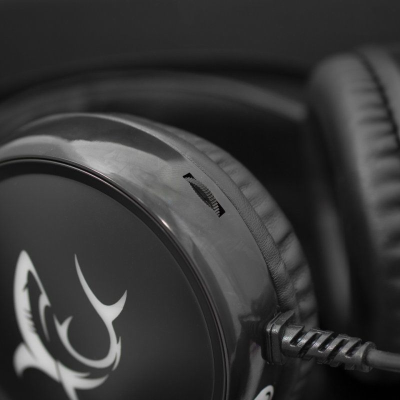 White Shark MARGAY écouteur/casque Avec fil Jouer Noir