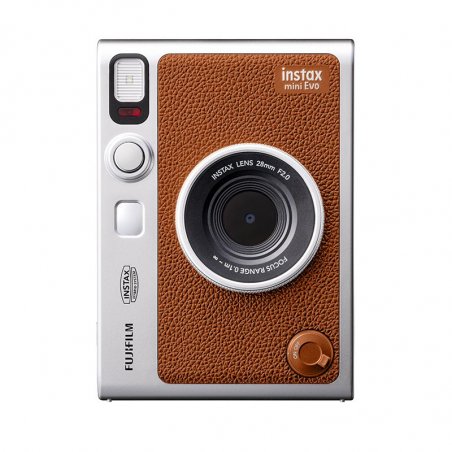 Fujifilm Instax Mini Evo CMOS 1/5" 2560 x 1920 pixels Brown, Silver