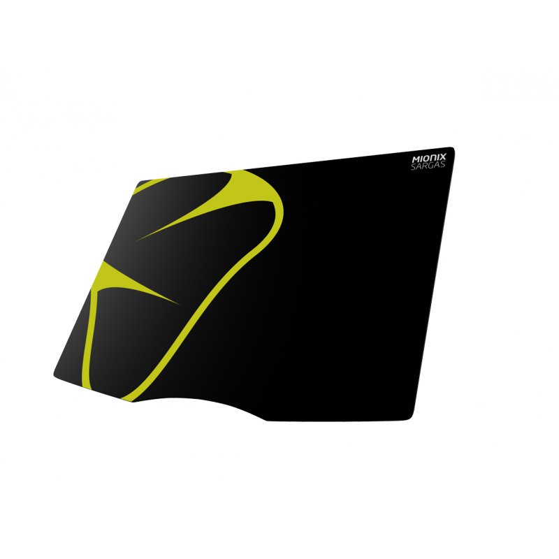 Mionix Sargas M Tapis de souris de jeu Noir, Jaune