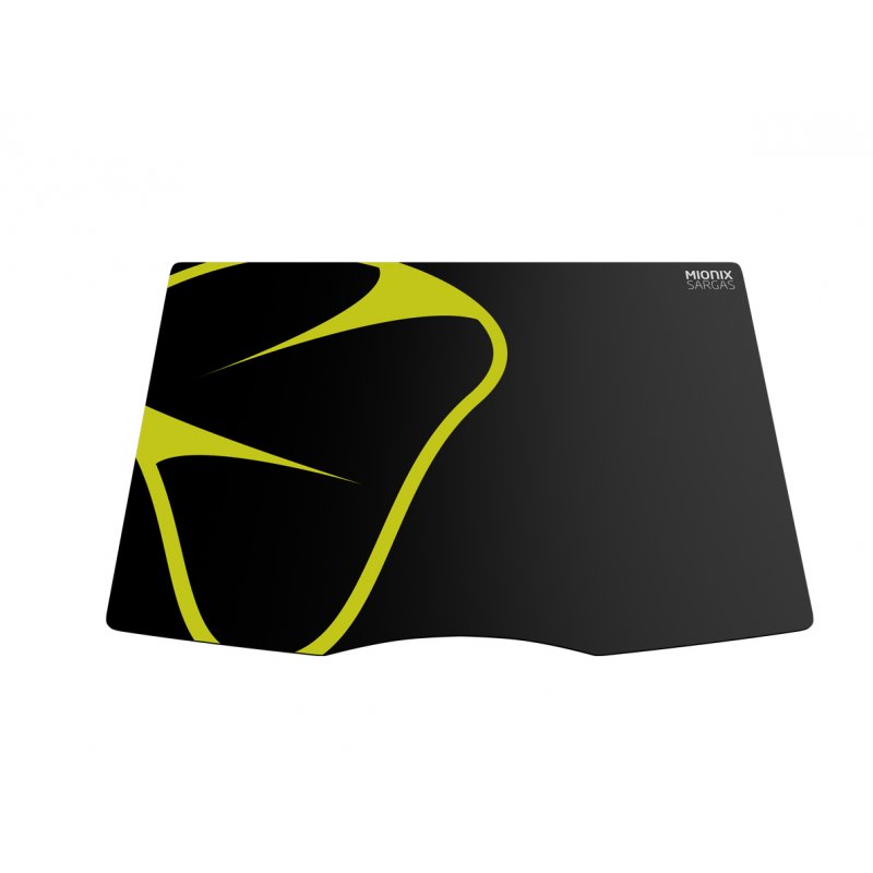 Mionix Sargas M Tapis de souris de jeu Noir, Jaune
