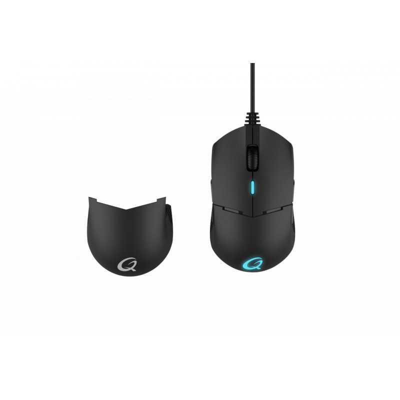 QPAD DX700 mouse Ambidextrous USB Type-A Optical 16000 DPI