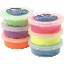 Creativ Company 79140 composant pour poterie et modelage Pâte à modeler 14 g Bleu, Vert, Orange, Rose, Violet, Jaune 6