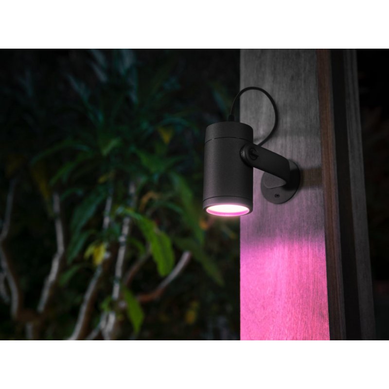 Philips compatible Hue  - Lily Outdoor Spot Light Basekit - White & Color Ambiance