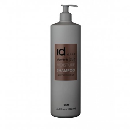 IdHAIR Elements Xclusive Moisture Shampoo 1000 ml Shampoing Professionnel Femmes