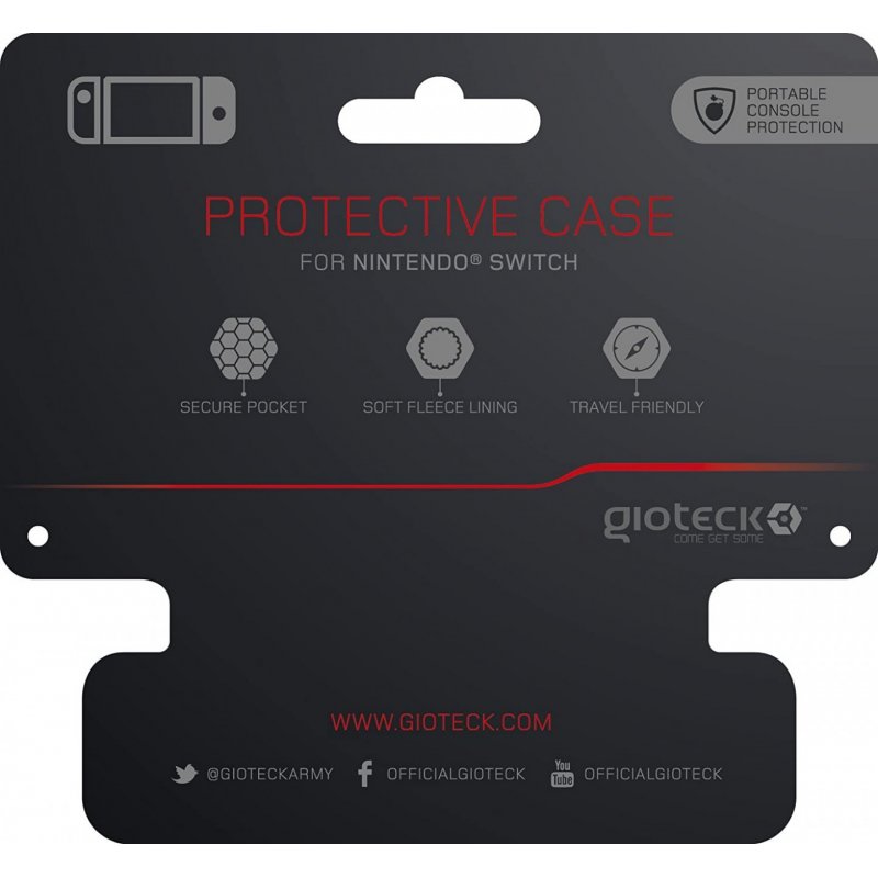 Gioteck Nintendo Switch PRO Case with Kick-Stand