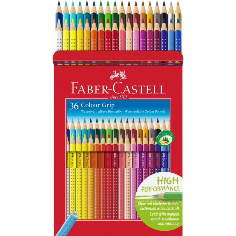 Faber-Castell 112442 crayon de couleur Multicolore 36 pièce(s)