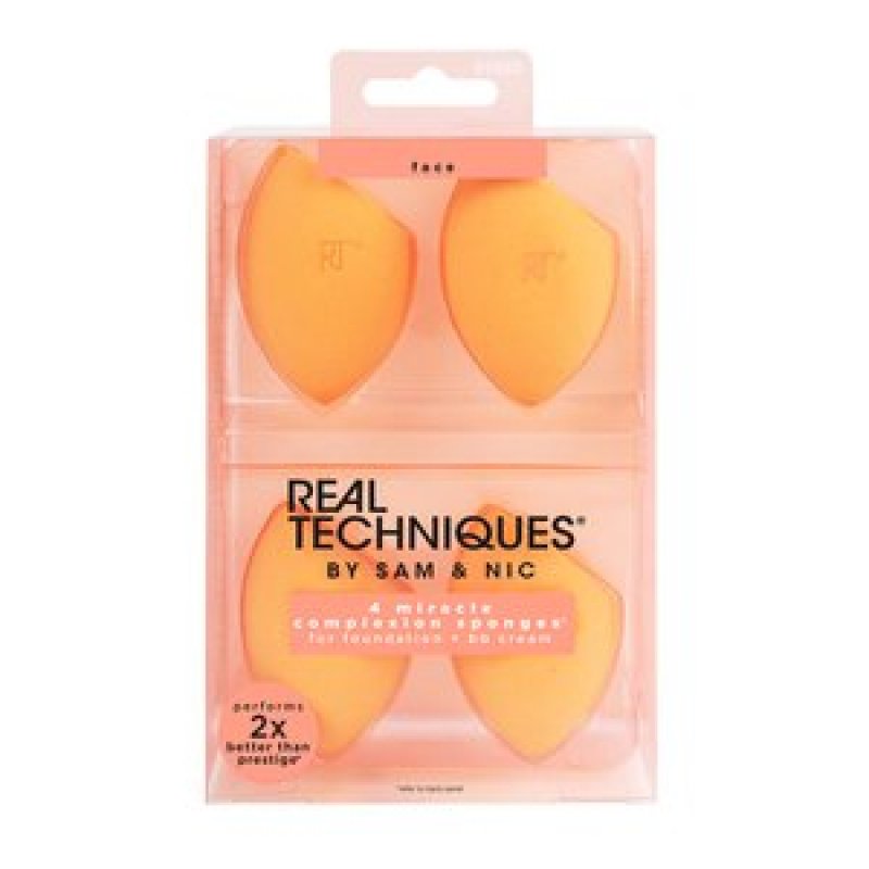 Real Techniques compatible - Miracle Complexion Sponge 4 Pack
