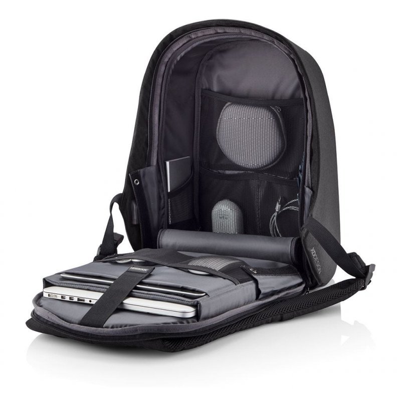 XD-Design Bobby Hero Small backpack Anthracite, Black Foam, Polyethylene terephthalate (PET)
