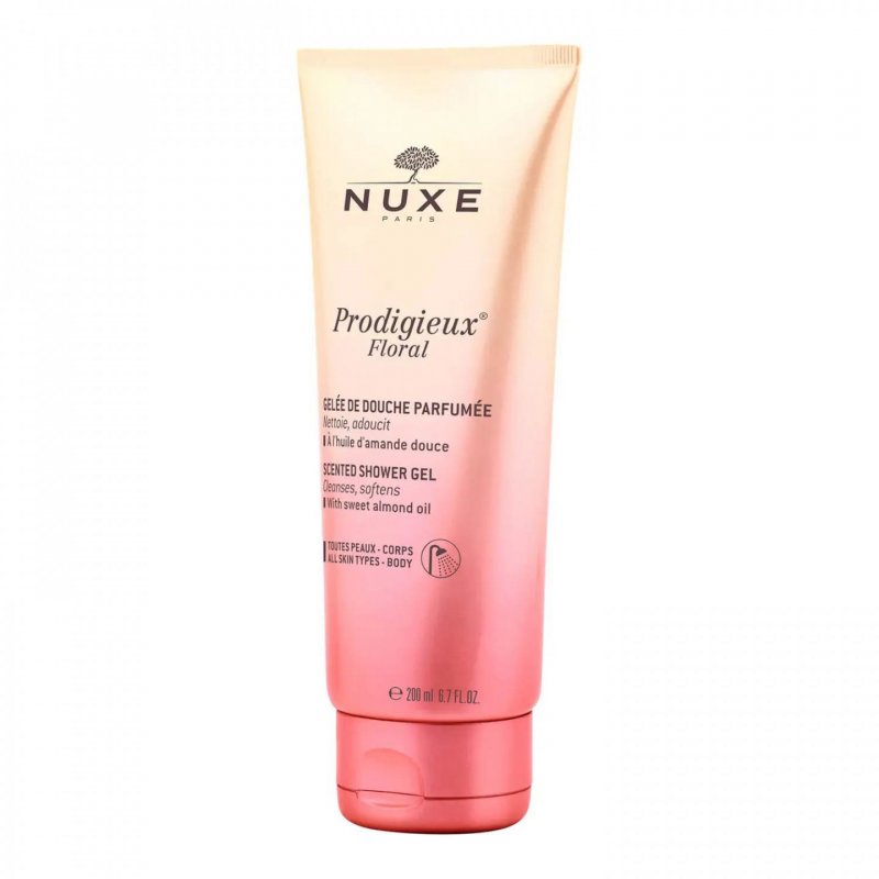 NUXE Gelée de Douche Délicate, Prodigieux Floral 200 ml