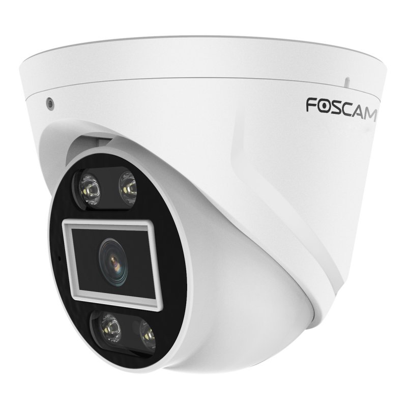 Foscam T8EP Überwachungskamera Weiß 8MP (3840x2160), PoE, Integrierter Scheinwerfer und Sirene