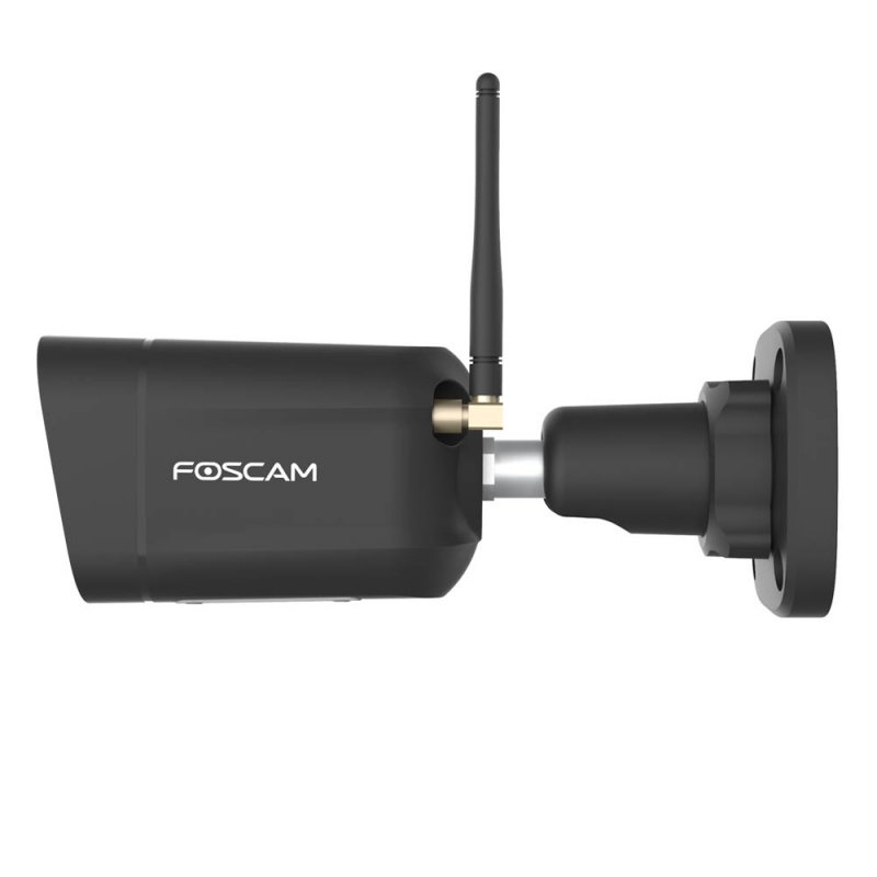 Foscam V5P WLAN Überwachungskamera Schwarz 5MP (3072x1728), Dual-Band WLAN, Integrierter Scheinwerfer und Sirene