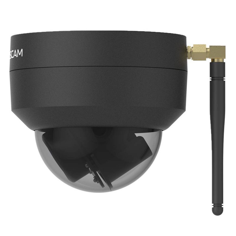 Foscam D4Z WLAN Überwachungskamera Schwarz 4MP (2304x1536), Dual-Band WLAN, PTZ, Smarte Erkennung