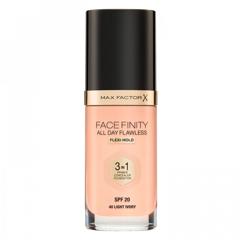 Max Factor Facefinity All Day Flawless 3In1 30 ml Flacon pompe Crème Light Ivory 040