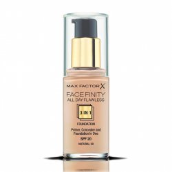 Max Factor Facefinity All Day Flawless 3 in 1 30 ml Flacon pompe Liquide Natural 050