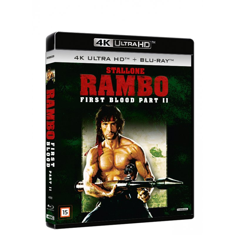 Soul Media Rambo - First Blood Part II Blu-ray 4K Ultra HD English