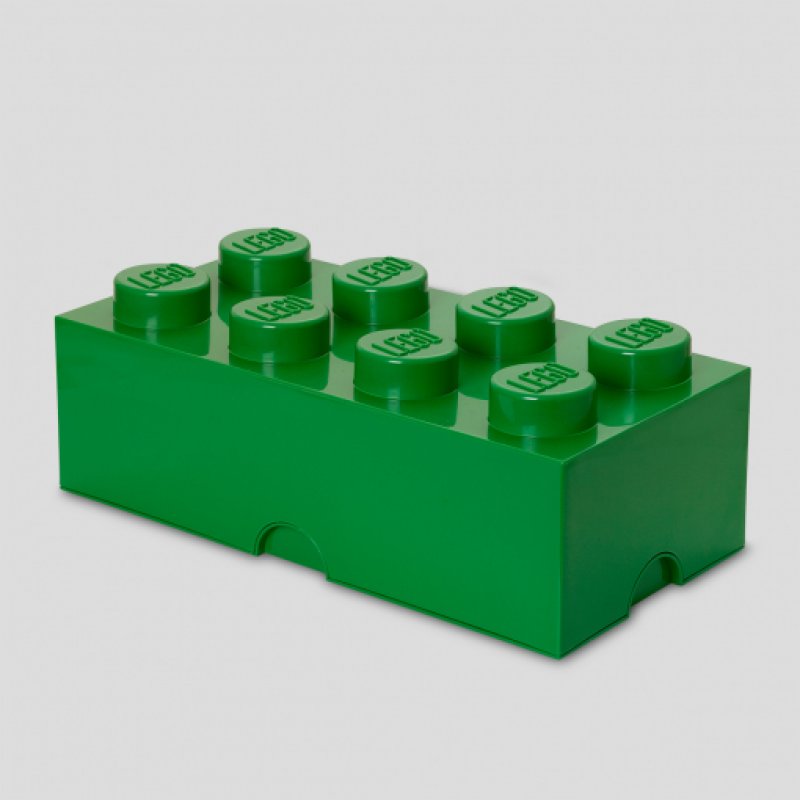 Room Copenhagen compatible - LEGO Storeage Brick 8 - Dark Green (40041734)