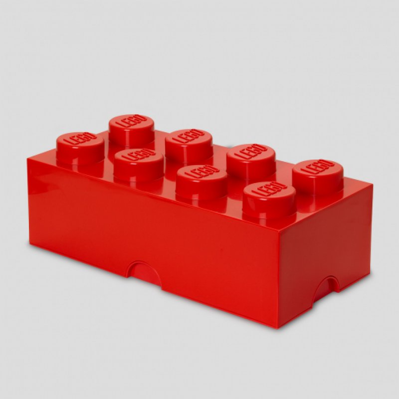 Room Copenhagen compatible - LEGO Storeage Brick 8 - Red
