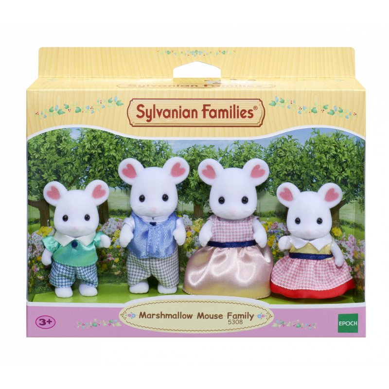 Sylvanian Families - Marshmallow Mouse Family (5308)