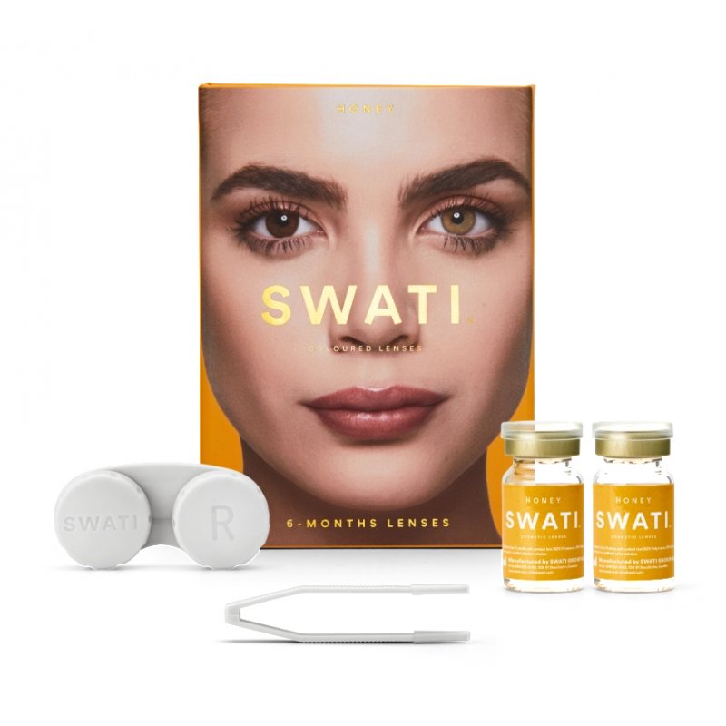 SWATI compatible - Coloured Contact Lenses 6 Months - Honey