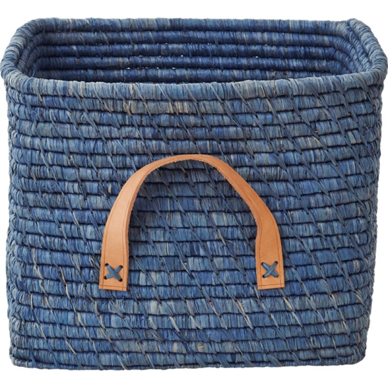 Rice SQUARE RAFFIA BASKET