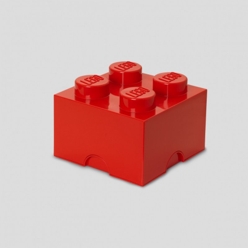 Room Copenhagen compatible - LEGO Storeage Brick 4 - Red (40031730)