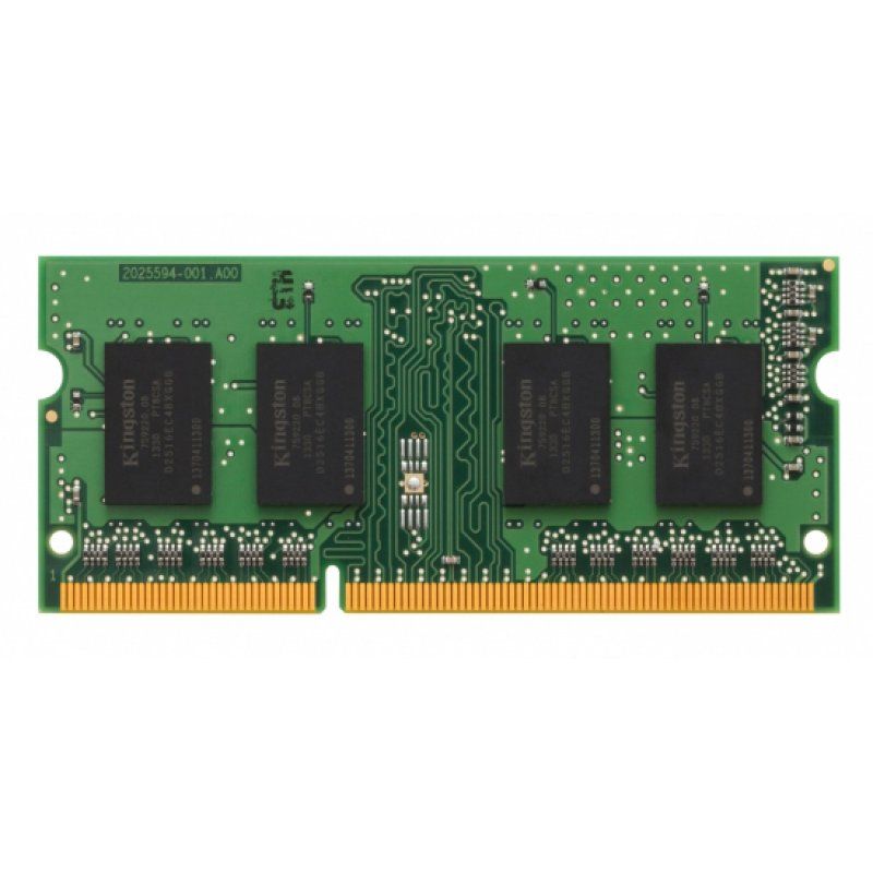 Barrette mémoire RAM SODIMM DDR3L 4096Mo (4 Go) Kingston compatible PC12800 (1600 Mhz) 1.35 v