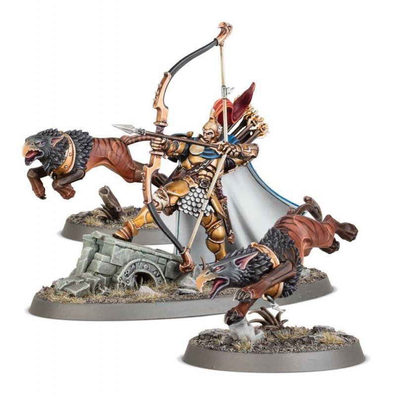 Warhammer AoS - Stormcast Eternals Chevalier-Judicator avec Gryph-dogues