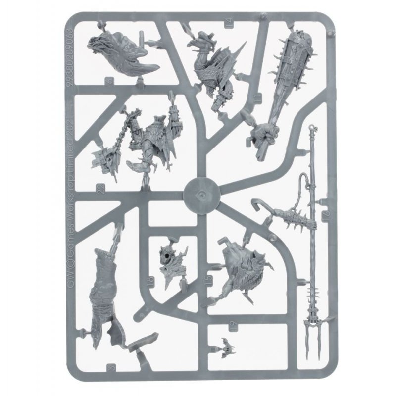 Warhammer AoS - Orruk Warclans Boss Bestiaire sur Troggoth Fangebrute