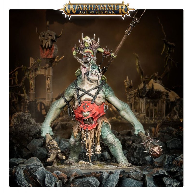 Games Workshop Breaka-boss on Mirebrute Troggoth