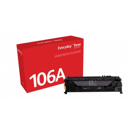 Everyday Toner Noir compatible avec HP 106A (W1106A), Capacité standard