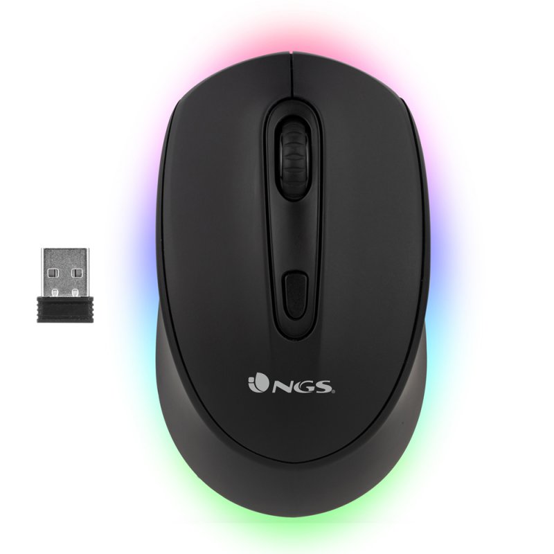 NGS SMOG-RB mouse Ambidextrous RF Wireless + Bluetooth Optical 2400 DPI