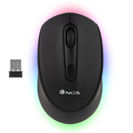 NGS SMOG-RB souris Ambidextre RF sans fil + Bluetooth Optique 2400 DPI