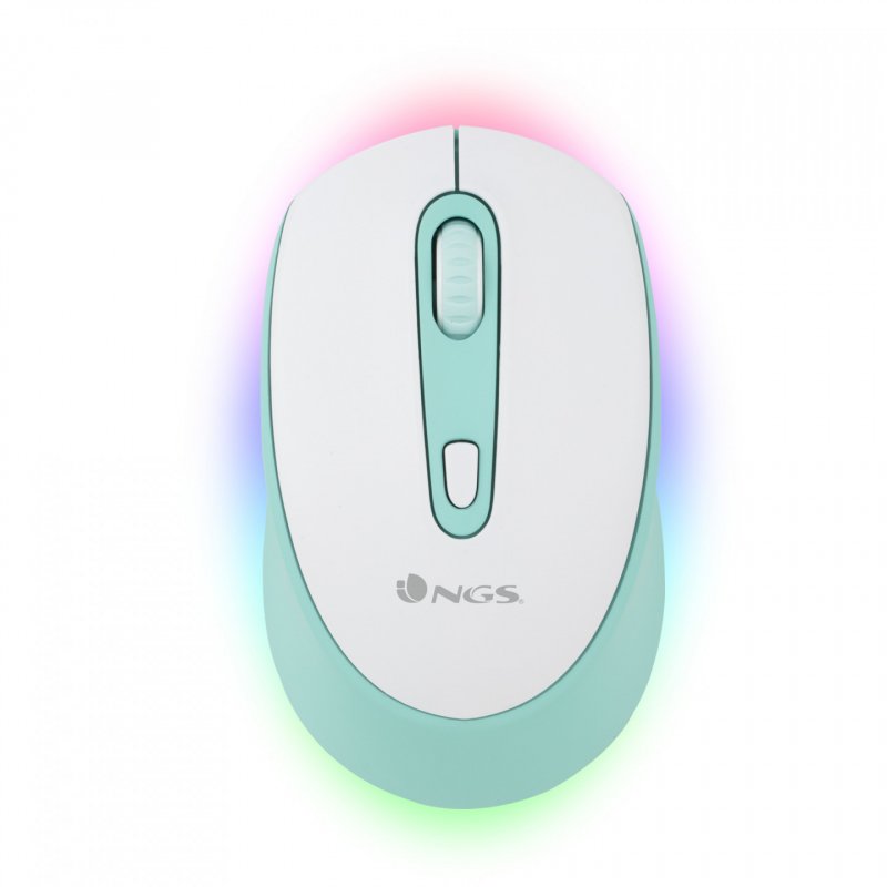 NGS SMOG MINT-RB mouse Ambidextrous RF Wireless + Bluetooth Optical 2400 DPI