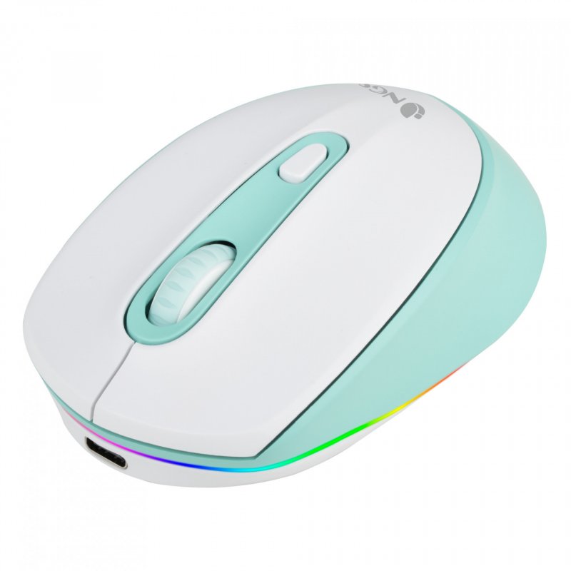 NGS SMOG MINT-RB mouse Ambidextrous RF Wireless + Bluetooth Optical 2400 DPI