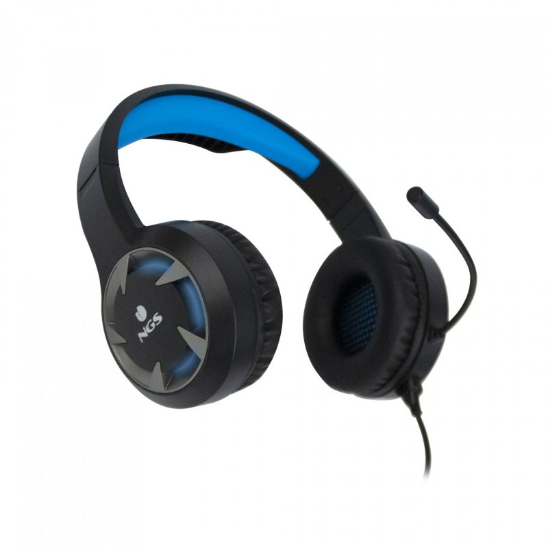 NGS GHX-510 Casque Avec fil Arceau Jouer Noir, Bleu