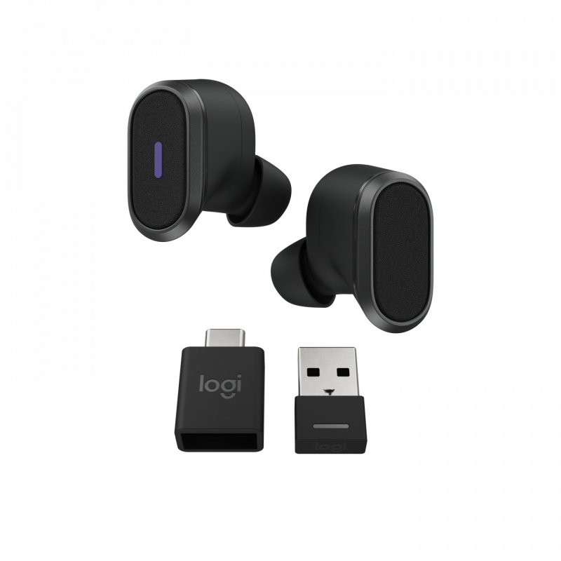 Logitech Zone Casque True Wireless Stereo (TWS) Ecouteurs Appels/Musique Bluetooth Graphite