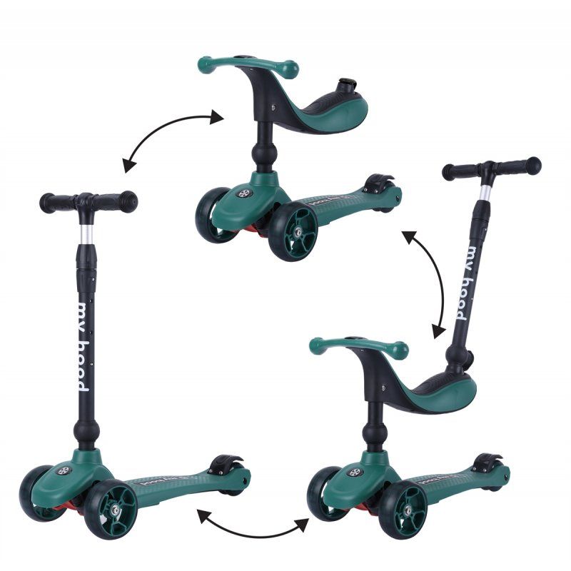 EURO PLAY 505143 kick scooter Kids Three wheel scooter Green