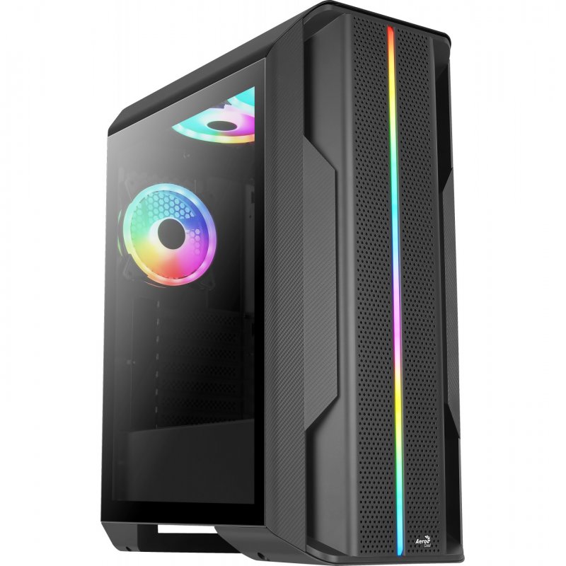 Aerocool Splinter Duo Midi-Tower - schwarz Window