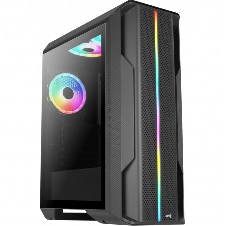 Aerocool Splinter Duo Midi-Tower - schwarz Window