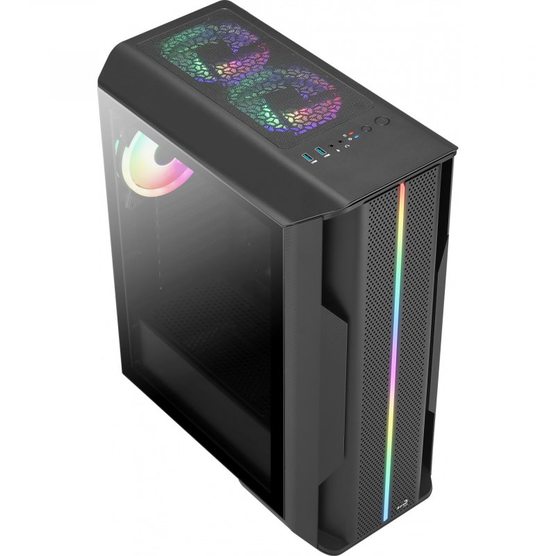 Aerocool Splinter Duo Midi-Tower - schwarz Window