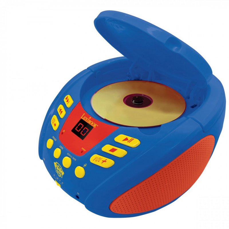 Lexibook compatible - Paw Patrol Bluetooth CD player with Lights (RCD109PA)