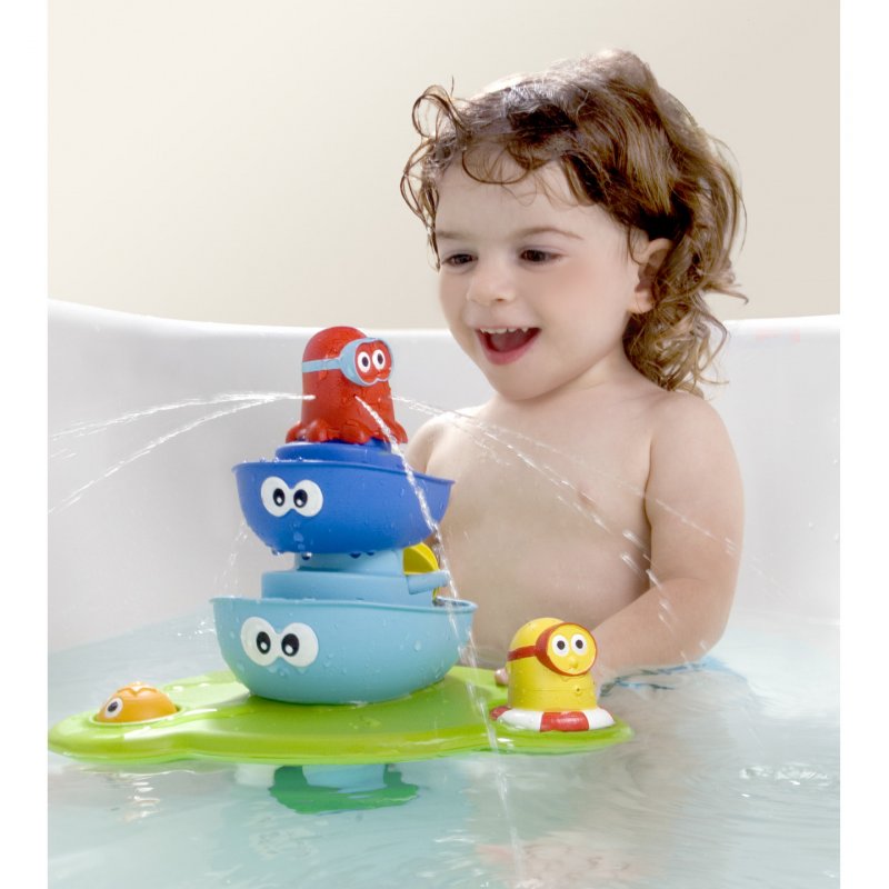 Yookidoo La fontaine magique - Stack 'N' Spray Tub Fountain