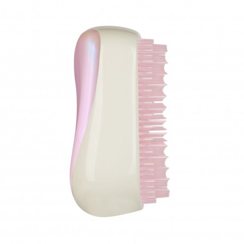 Tangle Teezer , Peine (Compact styler pink holographic) - 1 Unidad Adult Paddle hairbrush Pink, White 1 pc(s)
